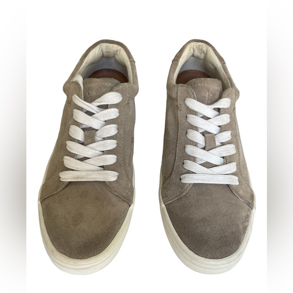 Frye Womens Shoes Frye Kerry Suede Low Lace Up Sneakers Sz8 - Picture 7 of 12